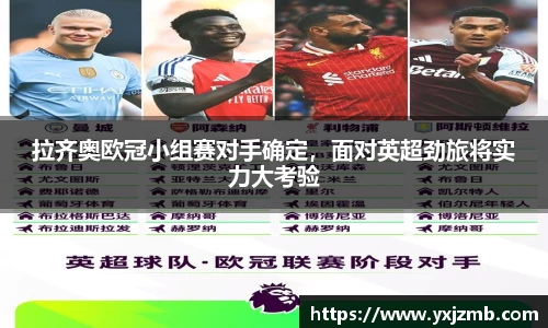 拉齐奥欧冠小组赛对手确定，面对英超劲旅将实力大考验